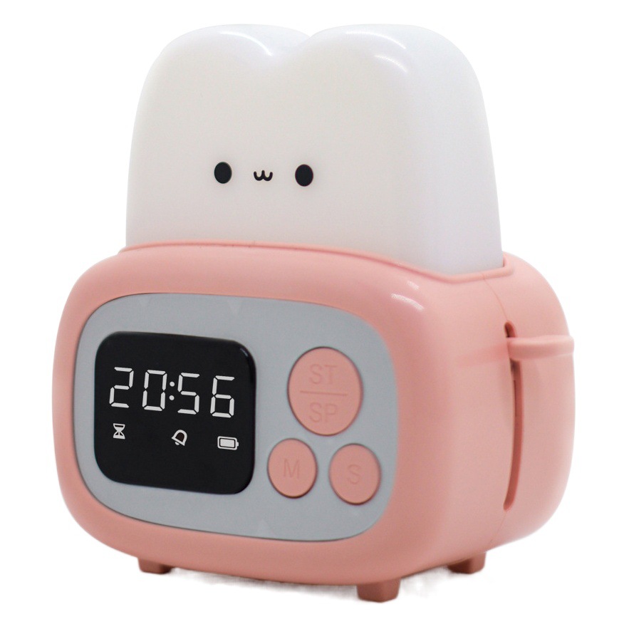Shiguang Chartered Alarm Clock Lamp USB Kidsren's Sleeping Bedside Night Light Dormitory Student Timer Wake-Up Alarm Clock