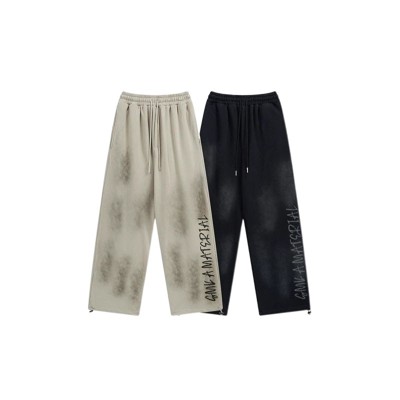 Picture of American Style High Street Outdoor Handsome Letter Straight Pants European and American Style New 2024 Old Trousers Men's High Street Trendy