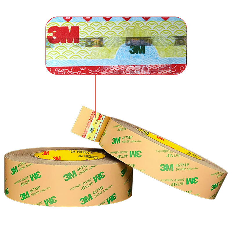 3M467Mp Double-Sided Tape Without Backing Material, Transparent, Thin 0.05mm High-Viscosity Traceless Adhesive Film, Can Be Die-Cut and Extremely Thin