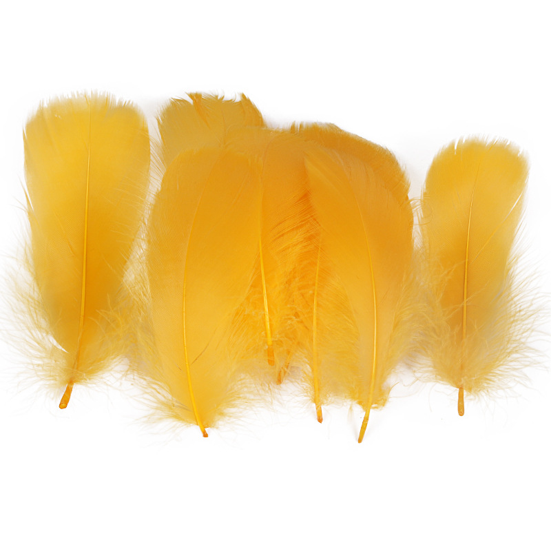 Picture of Special offer about 100 colored small floating feathers goose feather diy jewelry festival scene decoration filler feathers