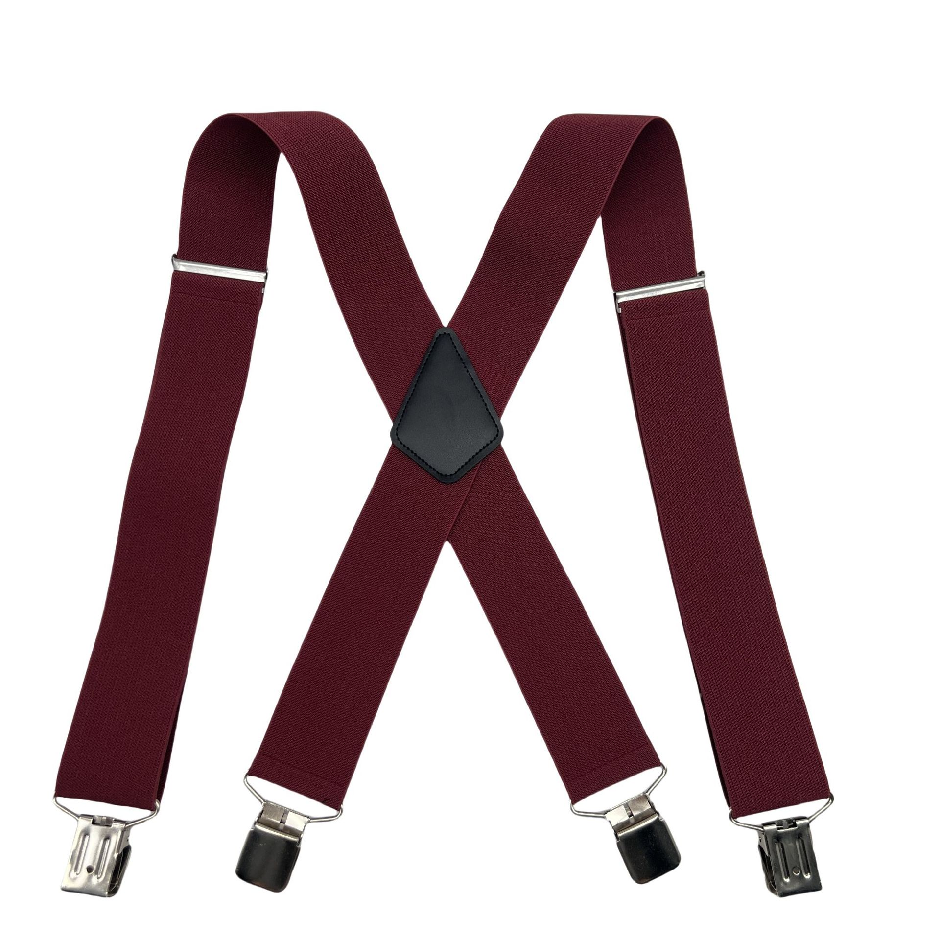 Picture of Cross-border source X type 5CM adult men's strap clip elastic elastic men's straps men's trousers suspenders