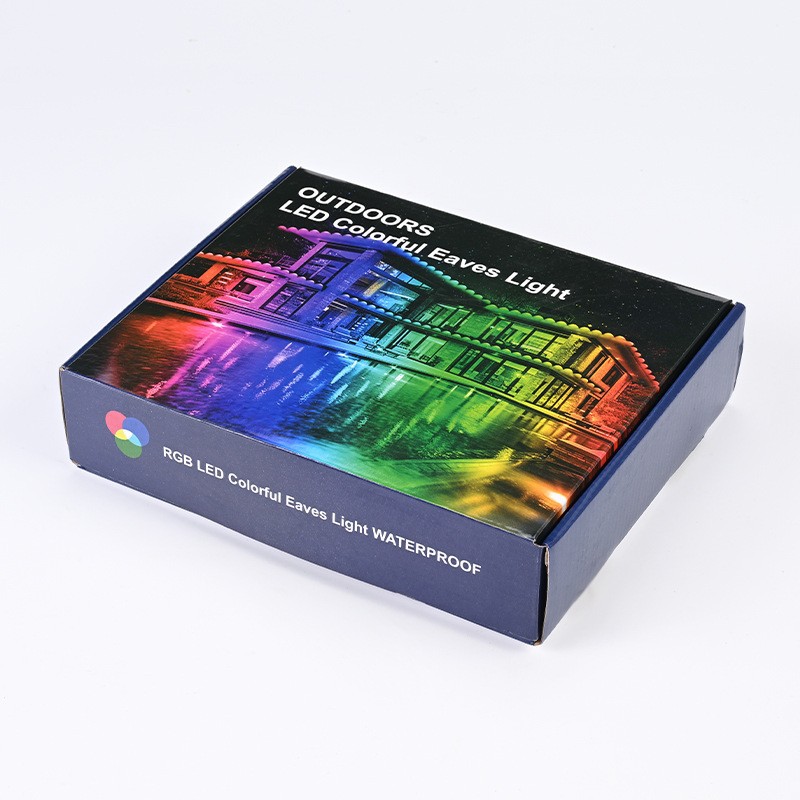 Picture of Rgb Eaves Light Ip67 Waterproof Bluetooth Remote Control Christmas Light Halloween Holiday Party Outdoor Led Eaves String Light