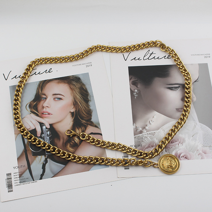 Metal Waist Chain Summer Decoration Dress Simple Belt Waist Decoration Fashion All-match Chain Matching Suit Shirt