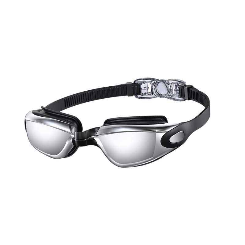 Picture of Adult Professional Training Swimming Goggles Unisex Waterproof Anti-Fog Competition Silicone Large Frame Swimming Goggles Equipment Wholesale