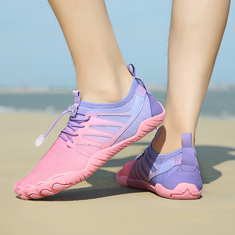 New Swimming Outdoor Mountaineering River Tracing Shoes Diving Wading Shoes Couple Rafting Shoes Treadmill Men's Fishing Five-Finger Shoes