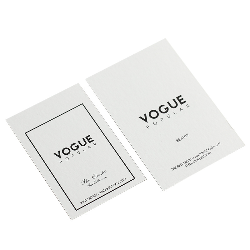 Picture of Clothing this white card tag custom women's clothing label children's clothing tag design clothing accessories custom tag