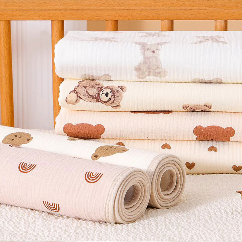 Baby Waterproof Washable Diaper Pad Neonatal Breathable Anti-seepage Pad Baby Cotton Diaper Pad Aunt Pad Physiological Pad