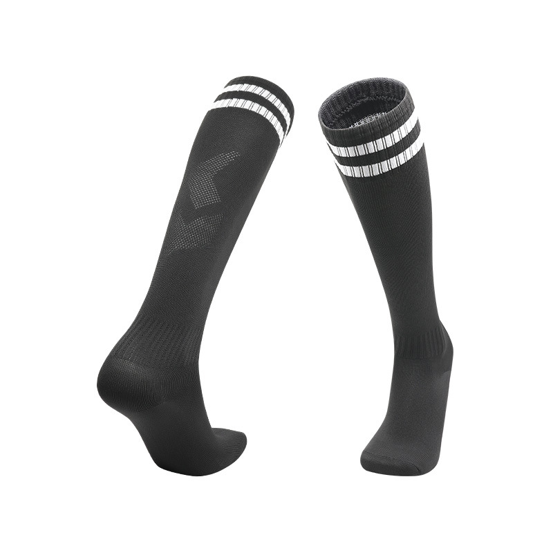 Picture of Autumn and Winter Two-Bar Soccer Socks, Breathable and Sweat-Absorbent, Long Striped Sports Socks, Thin High-Tube Professional Training Socks Wholesale