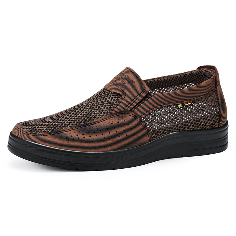 Picture of Old Beijing Cloth Shoes Men's Summer Export Large Size Sneakers Breathable Mesh Shoes One-Leg Dad Shoes Casual Shoes