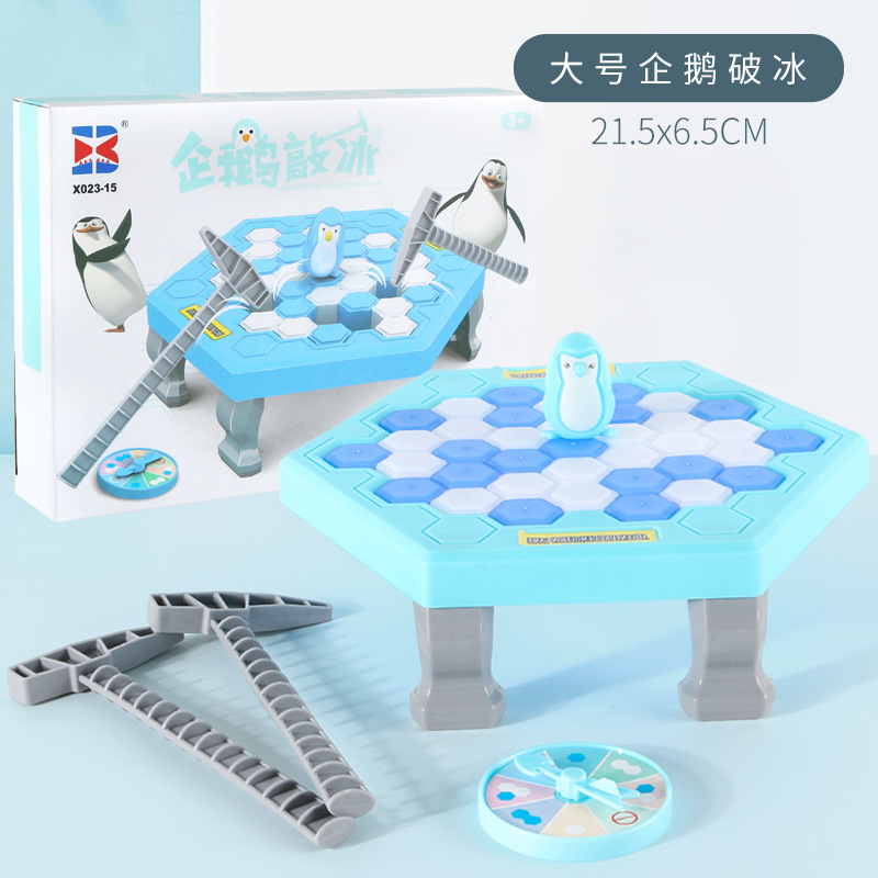Picture of TikTok Internet Red Beating Penguin Icebreaker Wall Breaking Toy Penguin Desktop Game Parent-Child Interactive Educational Toy