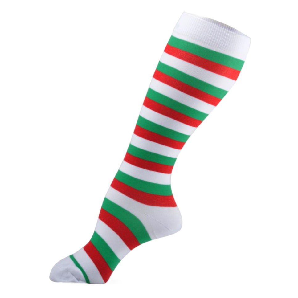 Christmas Compression Socks Outdoor Cycling Running Pressure Socks Breathable Adult Sports Socks
