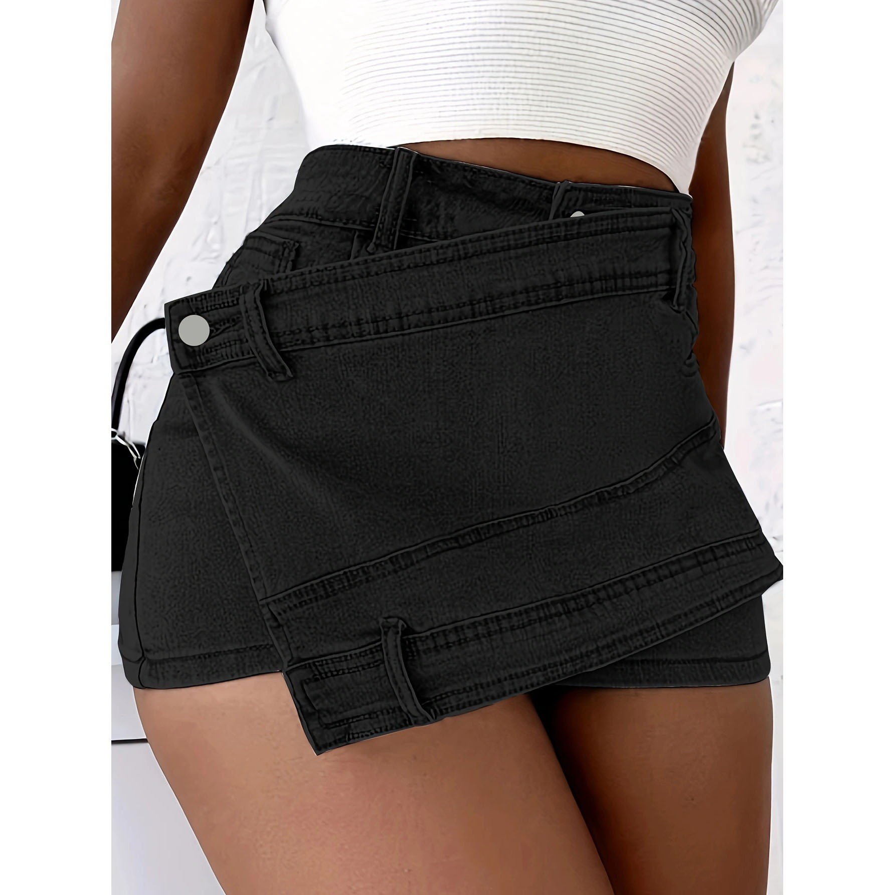 Picture of Brand 2025 Summer Princess Style Fresh and Sweet Denim Wide Leg Pants Women's Jeans Agent Franchise