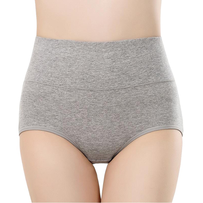 Plus Size High Waist Underwear Pure Cotton Women's Postpartum Abdominal Women's Underwear Cotton Cross-border Hip-lifting High Waist Women's Underwear