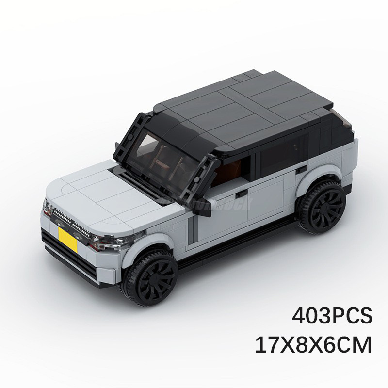 Picture of MOC blocks compatible with Lego Land Rover Range Rover 400PS off-road 8-compartment car series assembled puzzle boy gift