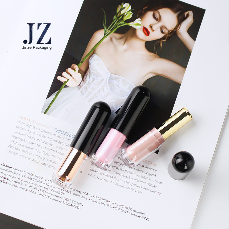 Jinze round oblique mouth simple lipstick tube plastic packaging material