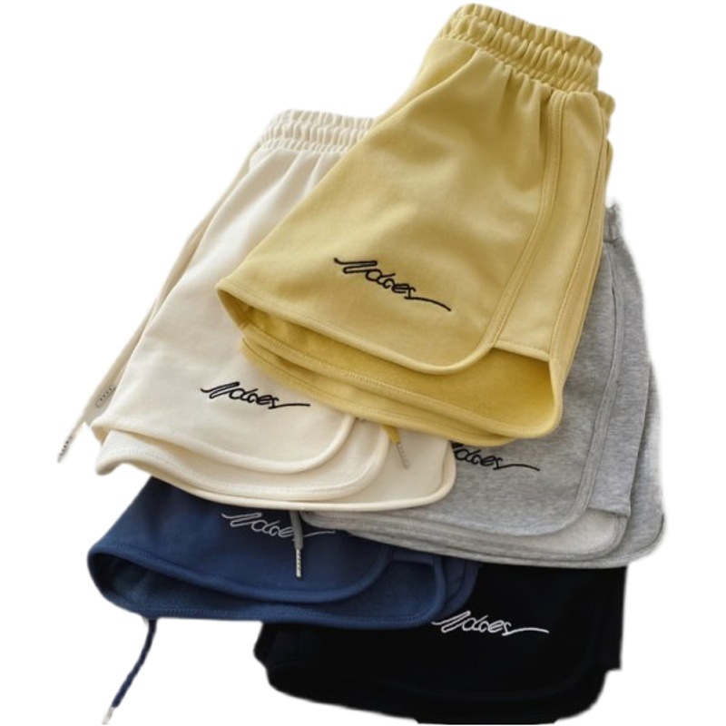 Cotton Sports Shorts for Women 2025 Summer Loose Outer Wear Home Pajamas High Waist Casual Wide Leg Yoga Hot Pants Trendy