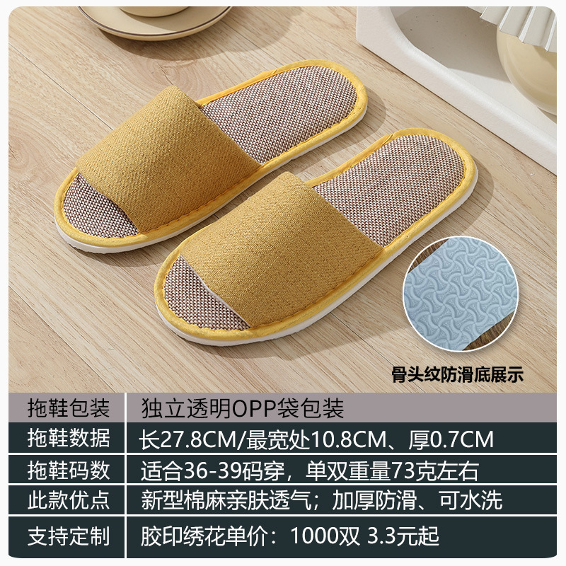Picture of Hotel Guest House Supplies Disposable Slippers Home Aviation Coral Spot slipper Travel Beauty Salon
