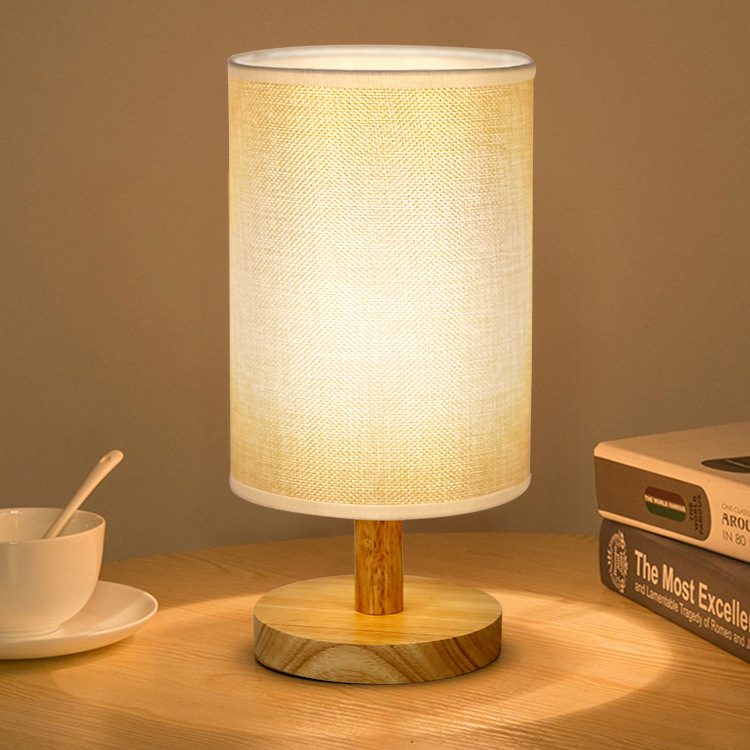 Picture of creative handmade diy dried flower embossed table lamp night light bedroom bedside lamp hotel bed and breakfast lamp