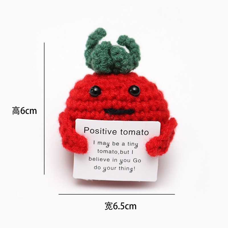 Picture of Cross-Border Hot-Selling Wool Crochet Positive Energy Potato Knitted Wool Cucumber Positive Energy Wool Crocheted Doll Finished Product