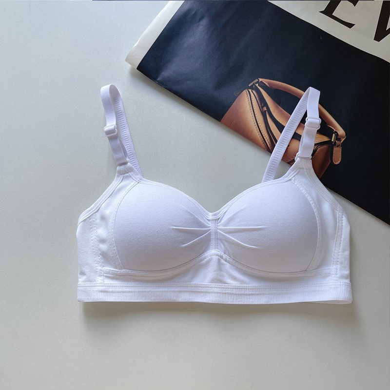 Picture of Japanese-style Seamless Underwear Women's Small Chest Gathered and Large One-piece Breast Collector Anti-sagging No-steel Ring Girls' Bra