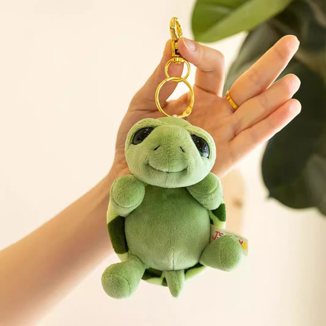 Picture of Lion Pendant Animal Keychain Tiger Zebra Raccoon Turtle Dog Wolf Dog Backpack Bag Pendant Doll