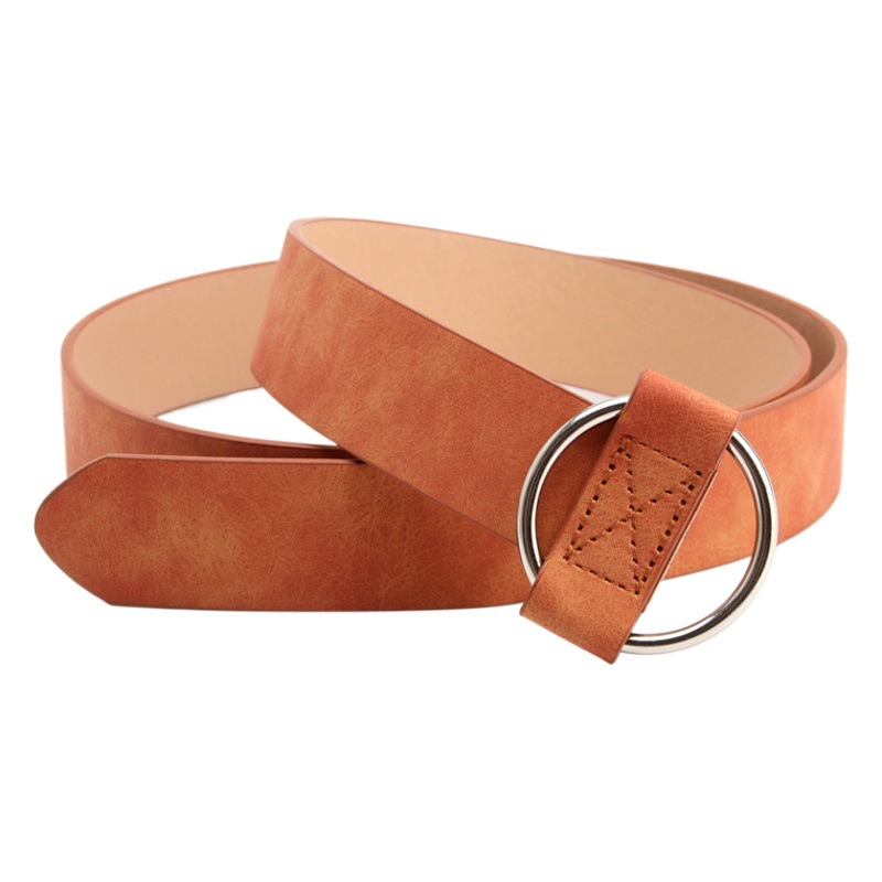 Cool matching new ladies retro sheep pu belt sweater coat dress decorative belt in stock wholesale