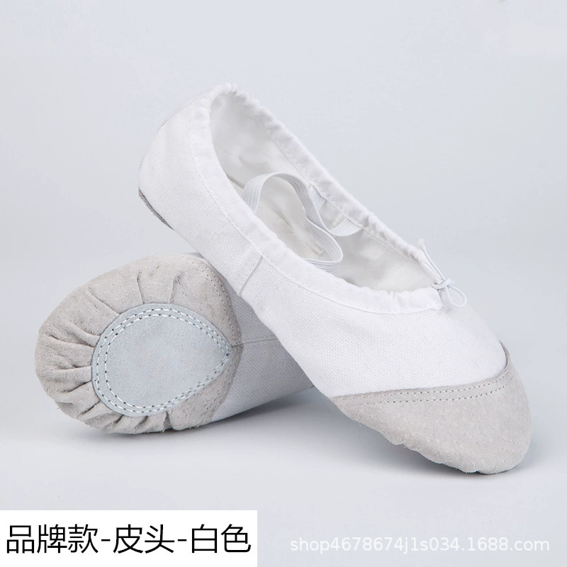 Picture of Manufacturer Wholesale Dance Shoes for Children and Girls Flesh-Colored Soft-Soled Adult Practice Shoes Non-Slip Yoga Dance Shoes Ballet Shoes