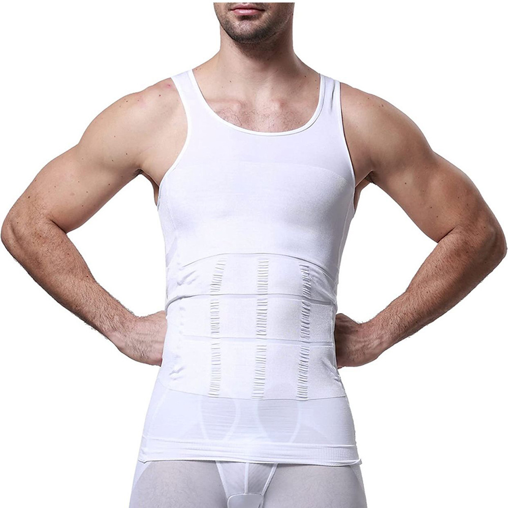 Picture of Men's Tummy Control Vest Slim N Lift Men's Body Shaping Vest Tight Vest Slim Chest Corset Waist Cross-Border