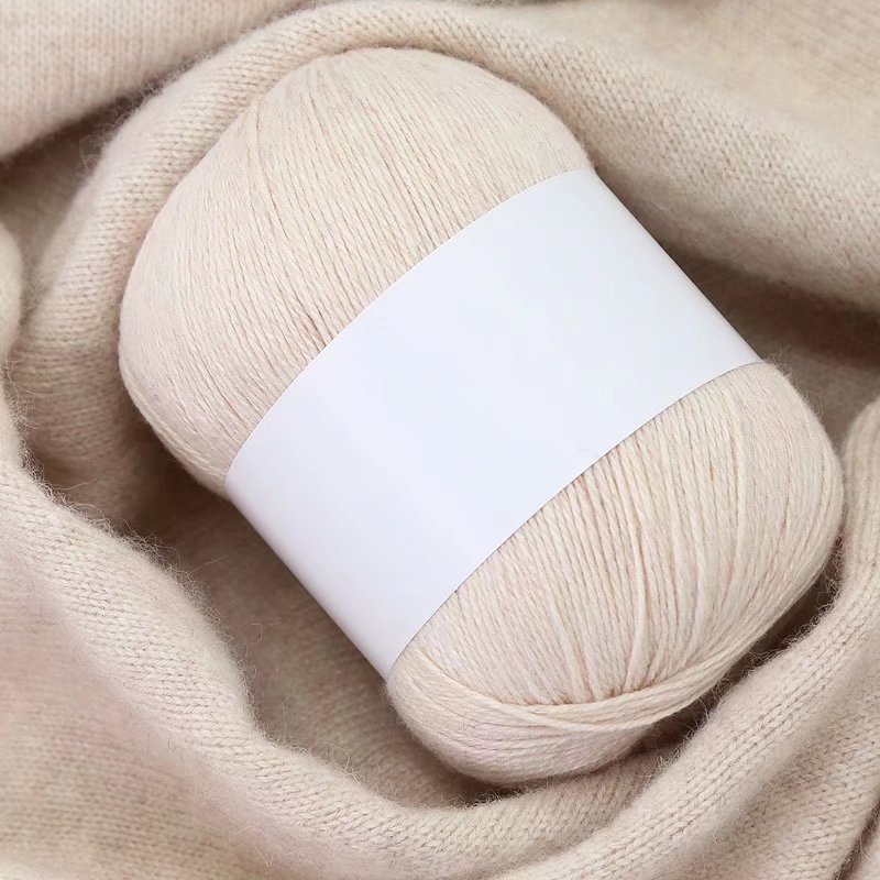 Yarn Ball for Hand Knitting Scarf Yarn Baby Sweater Yarn DIY Machine Weaving Three-Strand Cashmere Yarn 50g Per Ball