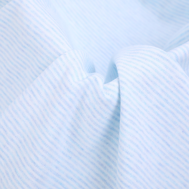 Picture of 40S Cotton 0.2 Striped Yarn-dyed Cotton Wool Knitted Double-sided Cloth Home Clothes Pajamas Leggings Fabric