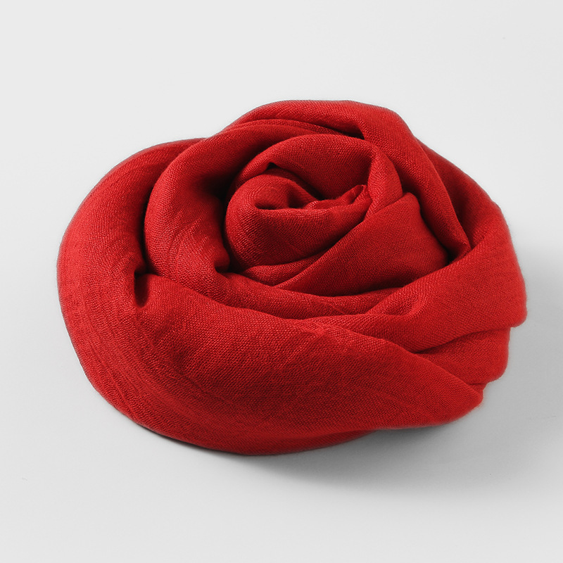 Picture of Solid Color Cotton and Linen Scarf Women's Artistic Sunscreen Scarf Scarf Beach Long Scarf Wholesale Japanese Scarf Advanced Sense