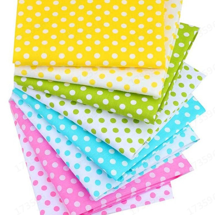 Water Jade twill cloth group 8mm8 color small cloth Head Point teaching decoration doll packaging cloth