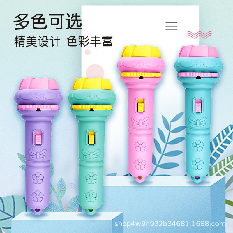 Picture of Projection Flashlight Children's Early Education Educational Projector Fun Luminous Toys Baby Sleeping Lamp Toys
