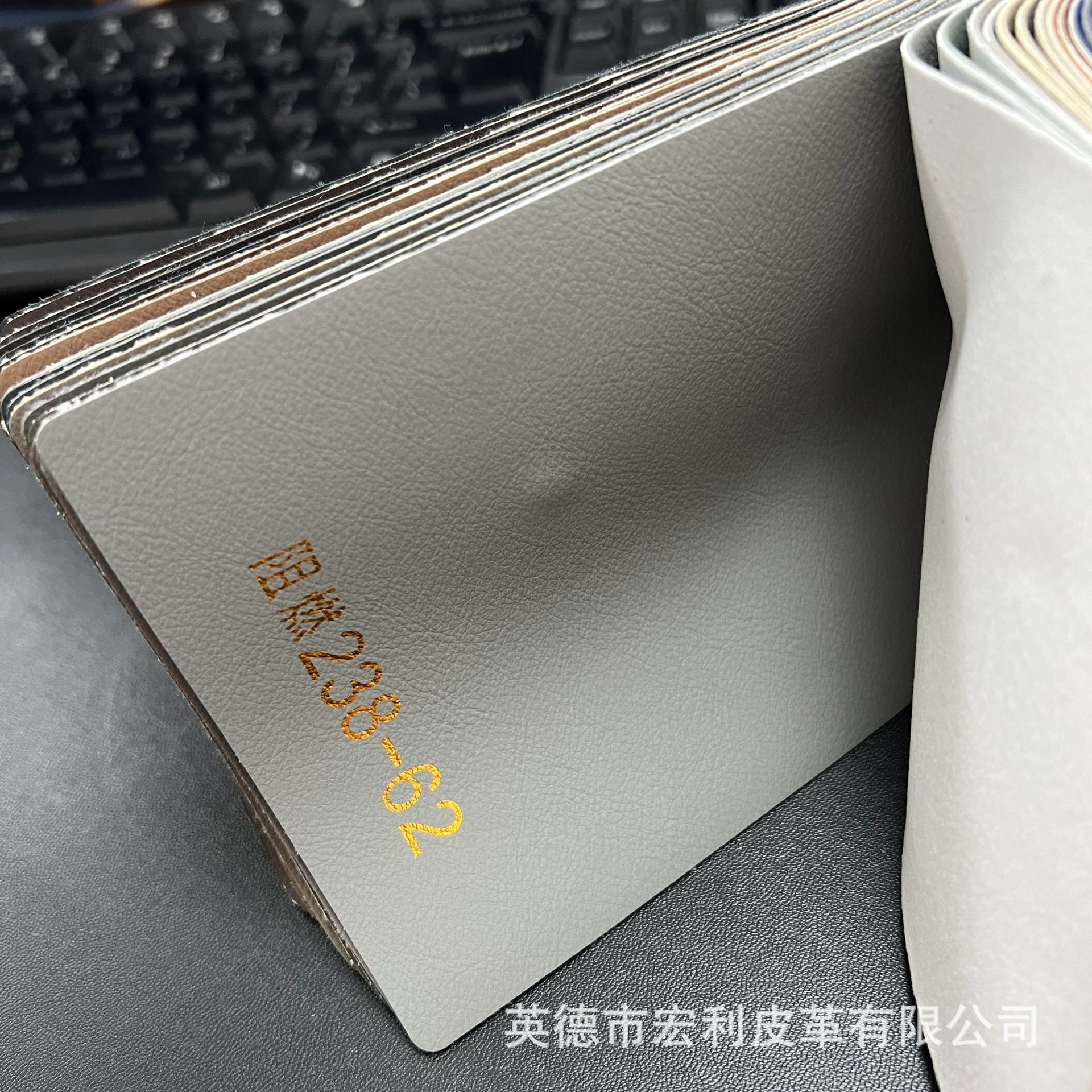 Picture of 238 light tumble flame retardant sofa leather mercerized cat claw leather car interior modification interior artificial leather