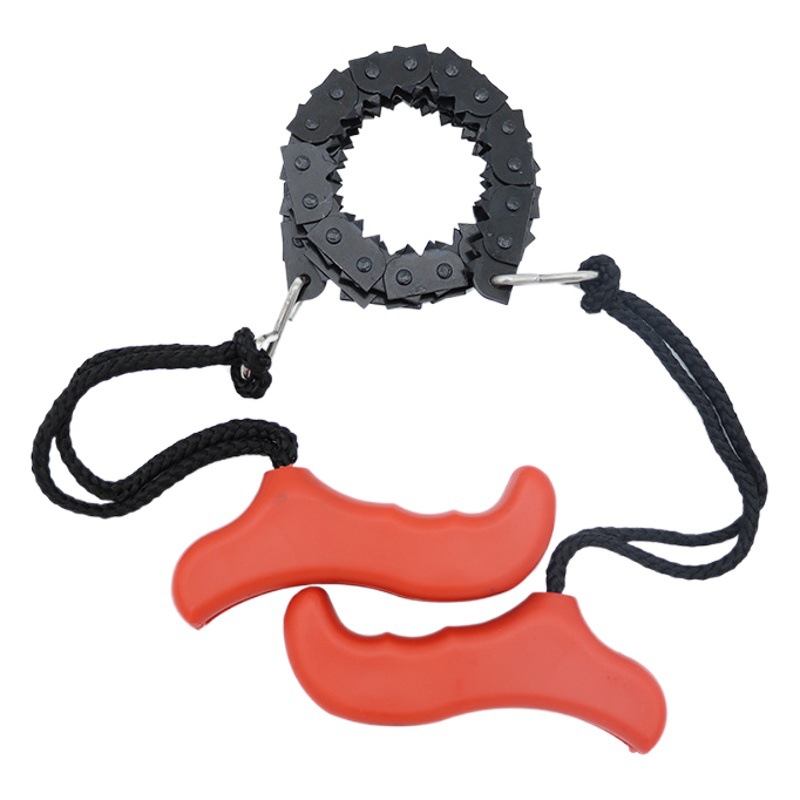 Outdoor Hand-pulled Wire Saw Garden Logging Saw Portable Pocket Chain Saw Handmade Saw