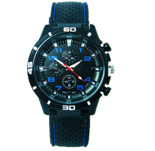 Picture of Car Wire Belt Fashion sports car Mechanical Watch Men's Series sports car Watch Student Men's Silicone Band Sports Watch