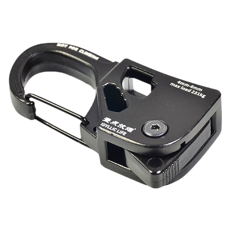 One-Point Cooking Smoke Large Aluminum Alloy Windproof Rope Self-Locking Buckle Canopy Drawstring Tent Rope Tensioner