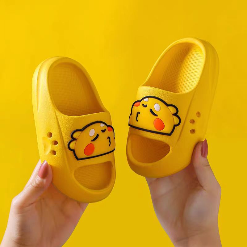 Picture of EVA Children's Slippers Cute Cartoon Boys and Girls Baby Children's Bean Shoes Big Children's Parent-Child Summer Slippers