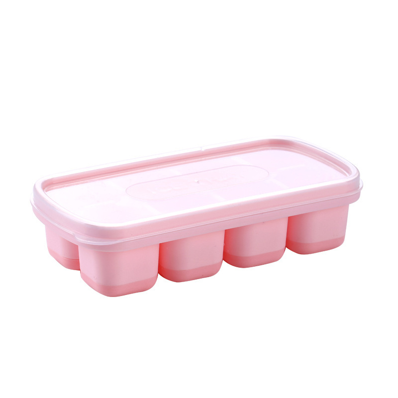 Picture of Summer home homemade silicone ice cube ice mold Ice Box mini simple soft bottom easy demoulding wholesale cross-border