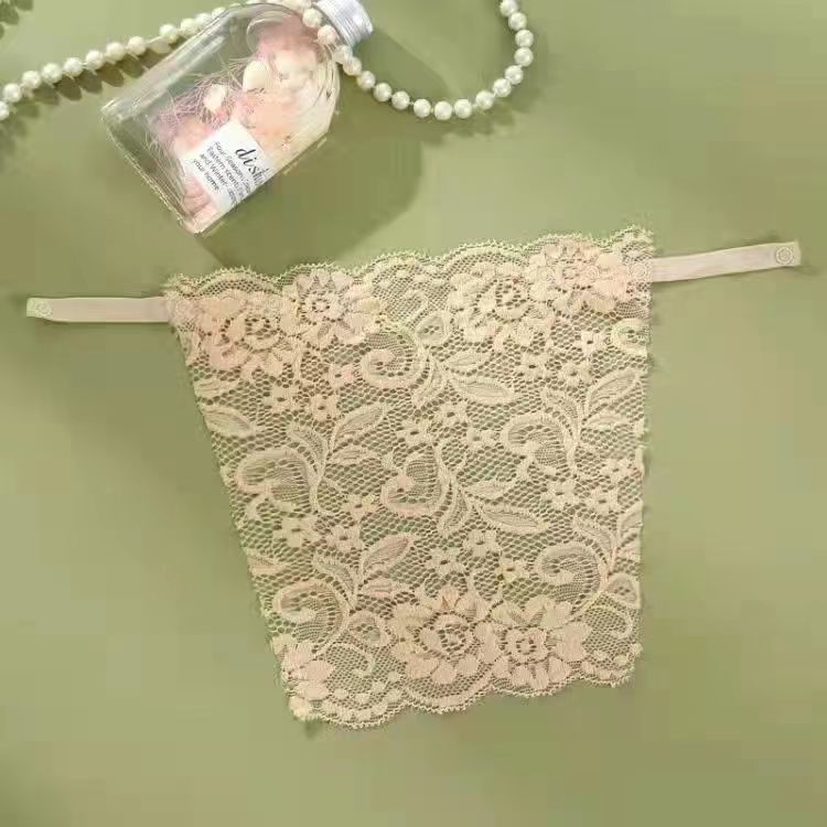 Picture of One-piece anti-light tube bra artifact lace women's seamless exquisite short sexy strapless invisible bra