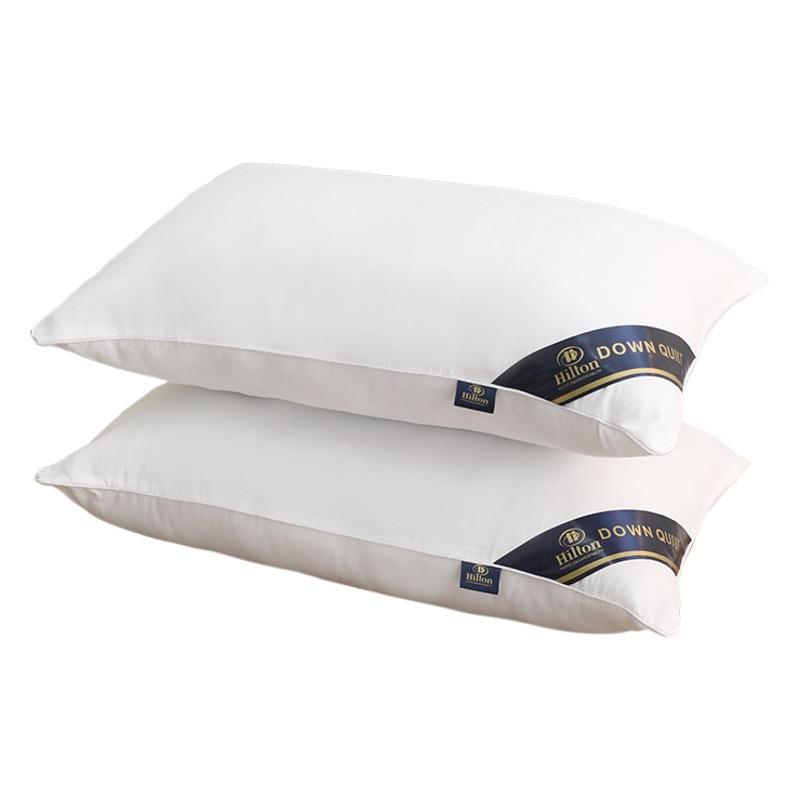 Pillow Wholesale Fiber Hotel Pillow Core Hotel Single Pillow Soft and Comfortable Neck Pillow Home Double Non-Collapse