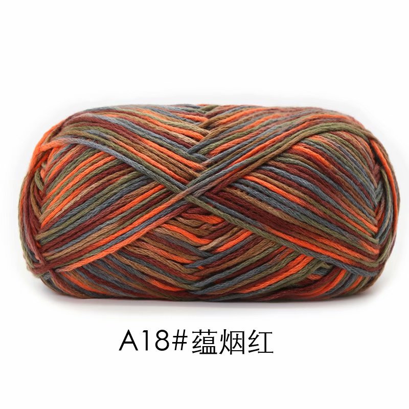 Picture of Su-velvet cotton hand-woven color wool knitting thread scarf coarse wool fancy doll coat needle sweater thread