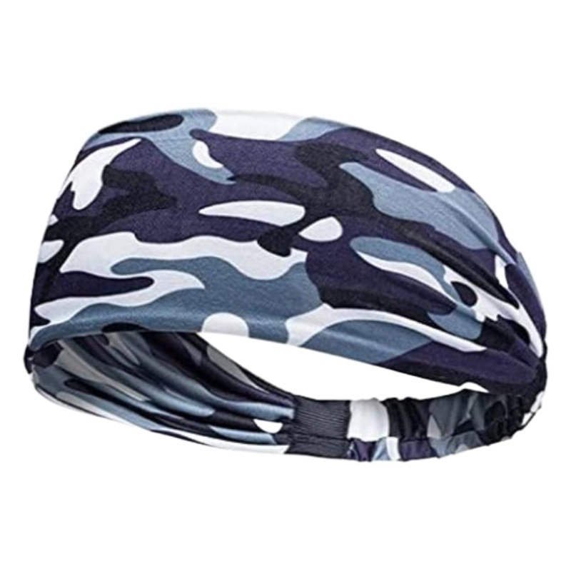 Picture of Sports Sweat-Absorbent Headband Running Fitness Forehead Protector Scarf Headband Headband New Basketball Men and Women Spring and Summer Sports Headband