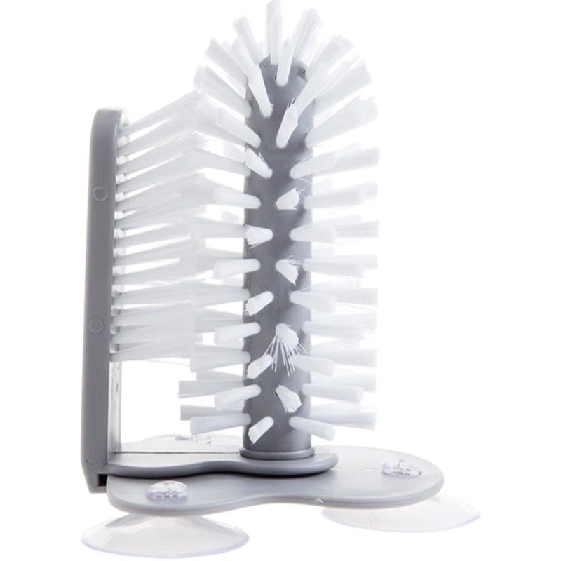 Luban generation hair suction wall type lazy person cup brush suction cup rotating plastic cup brush multifunctional cleaning brush cup brush