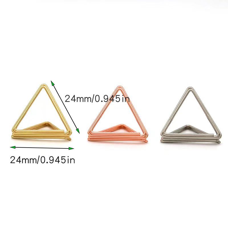 Picture of Spot double love note clip triangle business card clip desktop message clip heart-shaped photo clip hotel seat clip