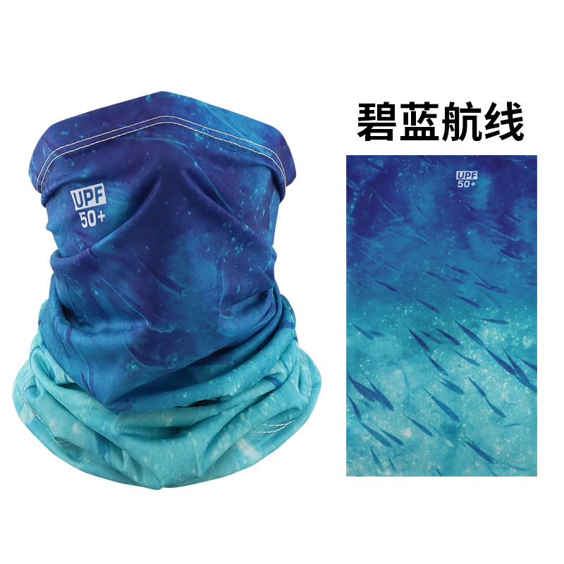 Picture of Sunscreen Mask Riding Sunscreen Collar Men's and Women's Fishing Ice Silk Magic Scarf Summer Scarf Thin Scarf