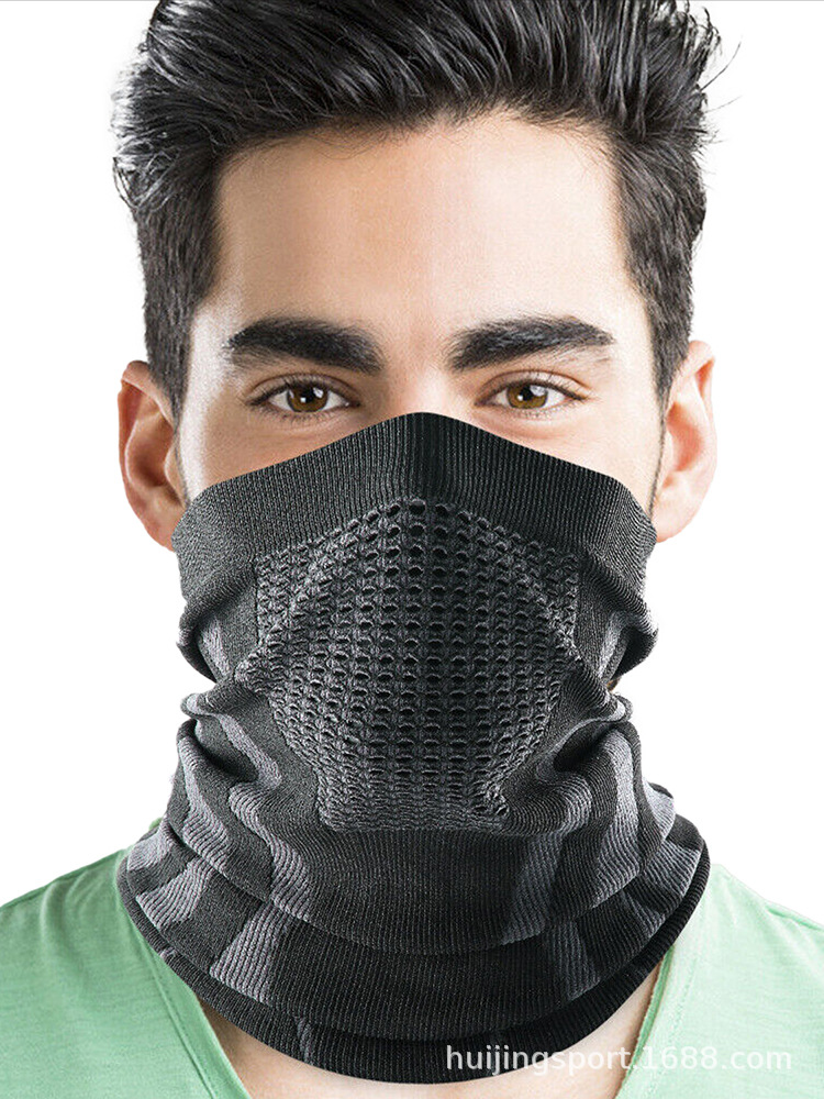 Picture of Cross-border explosions four seasons riding mask new sunscreen windproof warm ear scarf hood breathable knitted scarf