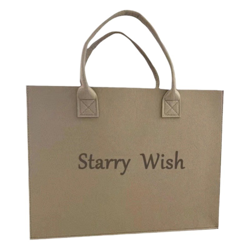 Felt Bag, Large Capacity Versatile Tote Bag, New Felt Shopping Bag, Gift Bag, Felt Handbag