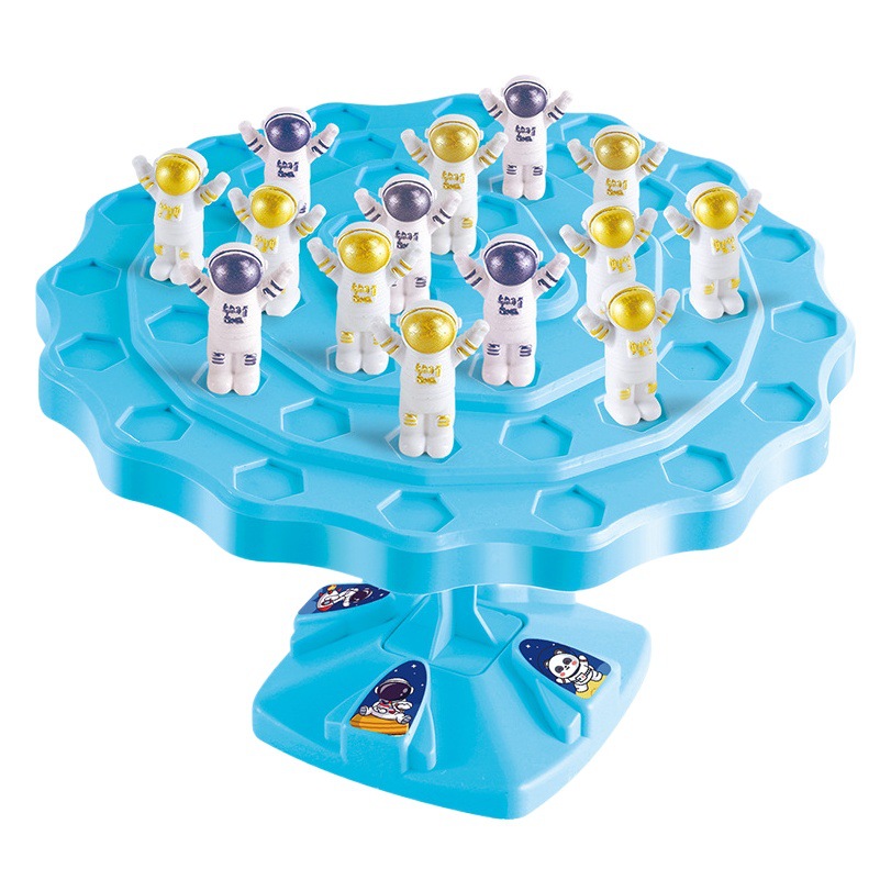 Picture of Spaceman balance tree parent-child desktop stand-on leisure interactive toys children's educational Jenga desktop game