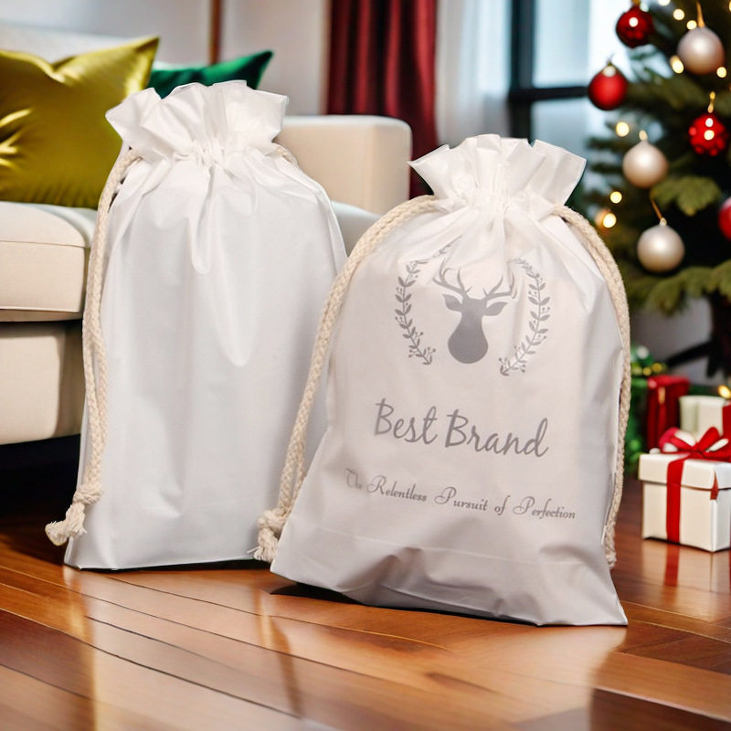 Eva Leggings Packaging Bag, Towel Underwear, Socks, Girdle Vest, Silk Scarf, Double Layer Frosted Satchel Custom Logo